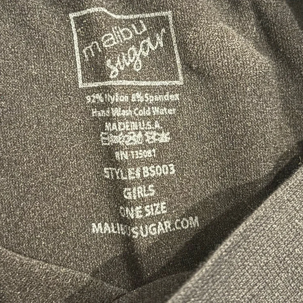 Malibu Sugar Girl's (7-10) Solid Boy Shorts - one size fits most